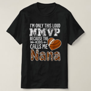T-shirt Conception de nana de football bruyante - chemise 