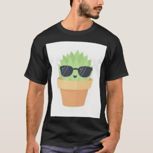 T-shirt Conception de parent de plante succulente Kawaii J