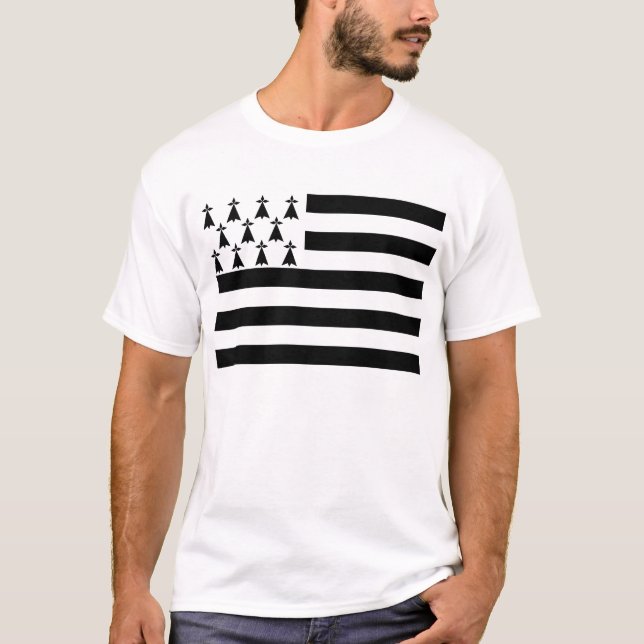 T-SHIRT CONCEPTION DE PATRIOT NOIR ET BLANC LIBERTÉ (Devant)