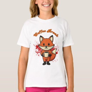 T-shirt Conception de pause café