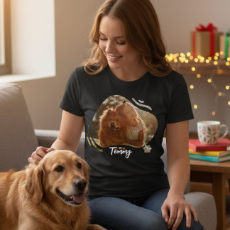T-shirt Conception de photo de chien de contrebande Design