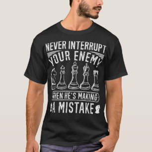 T-shirt Conception de pièces d'échecs pour le joueur d'éch