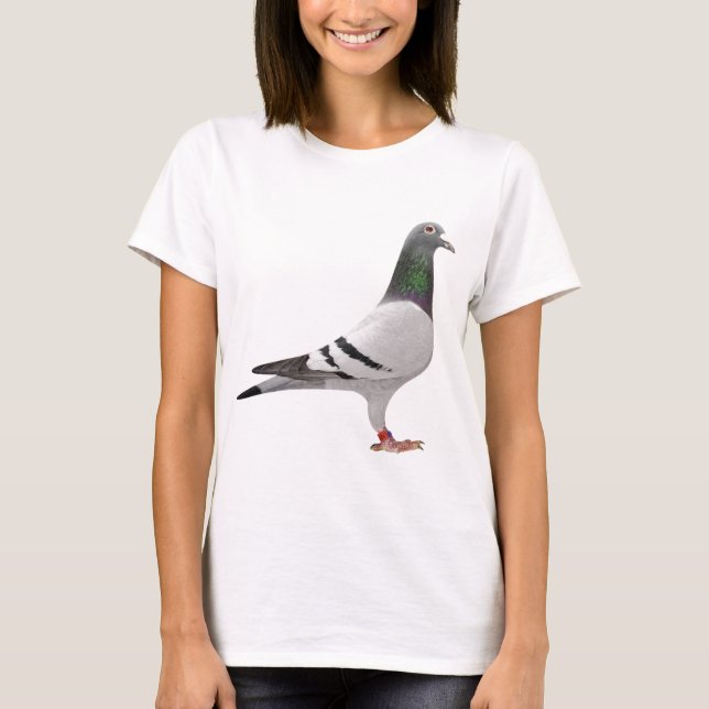 T-shirt conception de pigeon (Devant)
