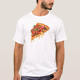 T-shirt Conception de pizza