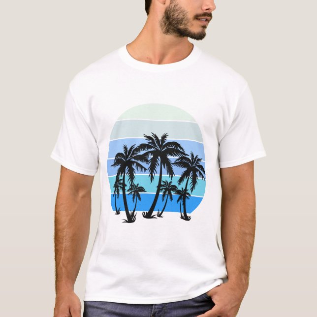 T-shirt Conception de plage incroyable (Devant)