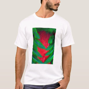 T-shirt Conception de plume de Quetzal resplendissant