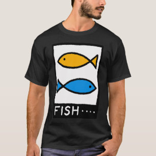 T-shirt Conception de poisson de Boku no Natsuyasumi 2