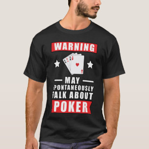 T-shirt Conception de poker drôle