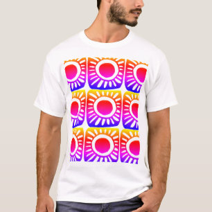 T-shirt Conception de pop dans des couleurs vives