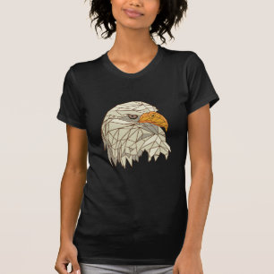 T-shirt Conception de prédateur d'oiseau Pygargue à tête b