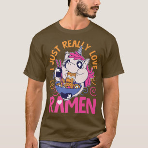 T-shirt Conception De Ramen Pour Filles Et Femmes Amateurs