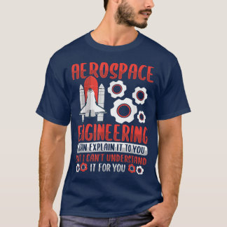 T-shirt Conception de Rocket Science pour un ingénieur aér
