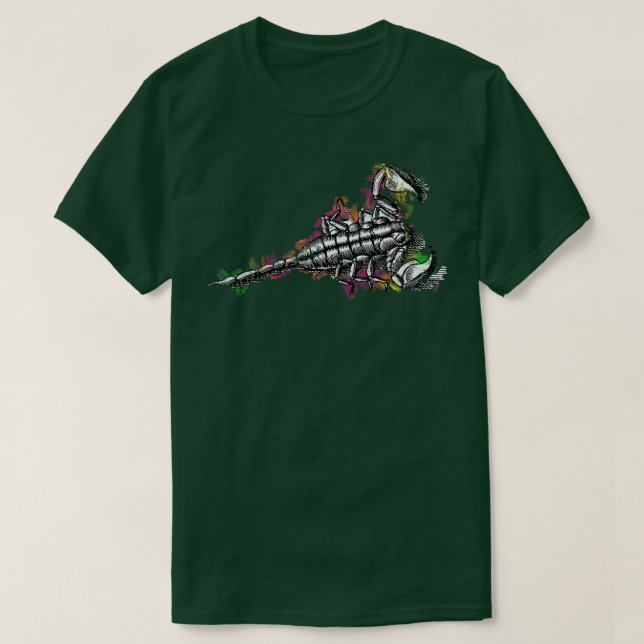 T-shirt Conception de scorpion 3D (Design devant)