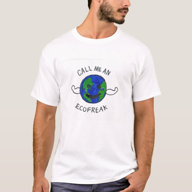 T-shirt Conception de sensibilisation de l'environnement ( (Devant)