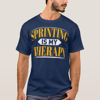 T-shirt Conception de sérigraphie pour un sprinter