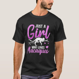 T-shirt Conception de singe Macaque japonais pour un expéd
