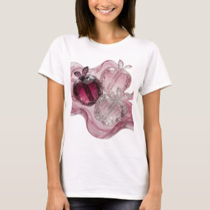 T-shirt Conception de slogan APPLE argenté propre