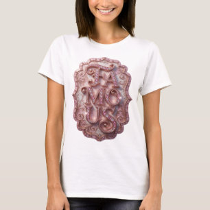 T-shirt Conception de slogan célèbre rose moderne