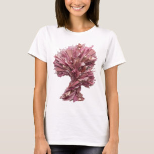 T-shirt Conception de slogan en ART PAPIER ROSE argenté ac