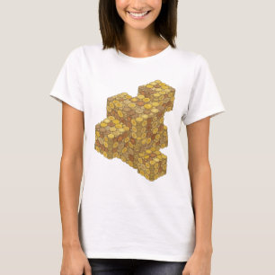 T-shirt Conception de slogan gris frappant COINS