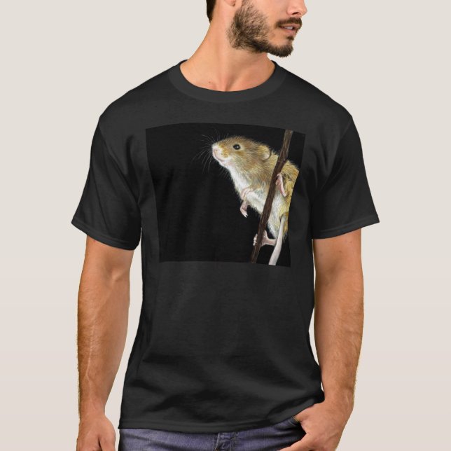 T-shirt Conception de souris de champ (Devant)