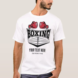 T-shirt Conception de sport de boxe puissance et combat