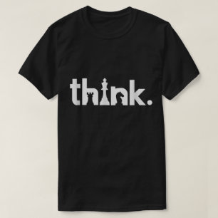 T-shirt Conception de stratégie d'échecs Think