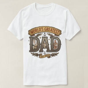 T-shirt Conception de style rétro pour le plus grand papa 