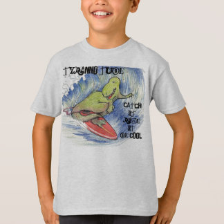 T-shirt Conception de surf de tube de Tyranno