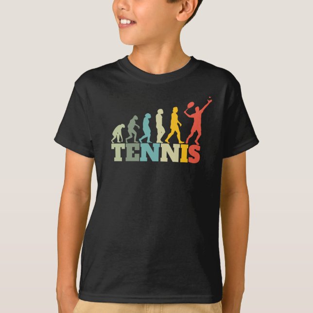 T-shirt Conception De Tennis Avec Un Don (Devant)