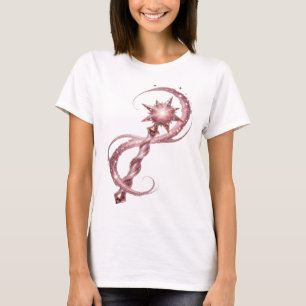 T-shirt Conception de texte étoile baguette rose ludique