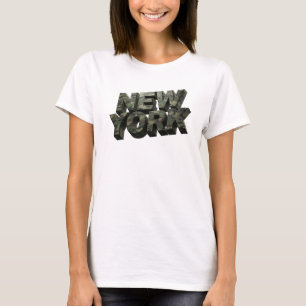 T-shirt Conception de texte NEW YORK coloré et dynamique