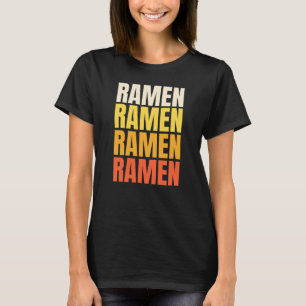 T-shirt Conception de texte Ramen