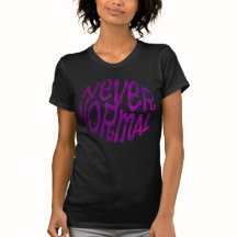 Conception de texte violet jamais normale