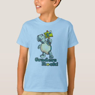 T-shirt conception de tortue de "?ère roche de niveleuses