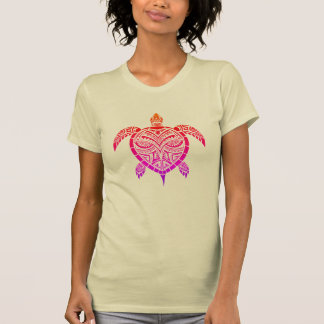 T-shirt Conception de tortue étonnante inspirée par la Pol