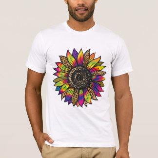 T-shirt Conception de tournesol