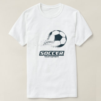 T-shirt Conception de Tournoi de Balle de Football de Part