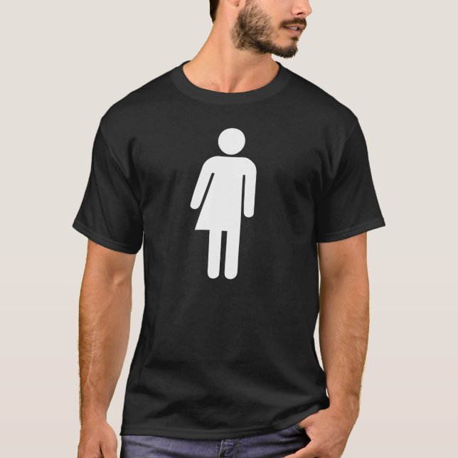 T-shirt Conception de transsexuel (Devant)
