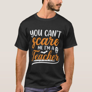 T-shirt Conception de typographie effrayante pour enseigna
