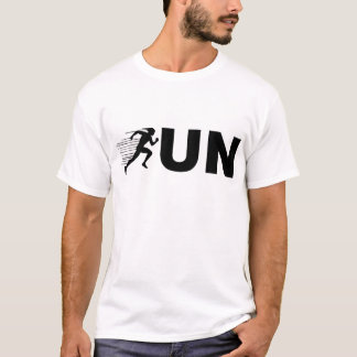 T-shirt Conception de typographie en course à pied RUN | C