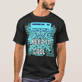 T-shirt Conception de typographie esthétique Keep It Cool