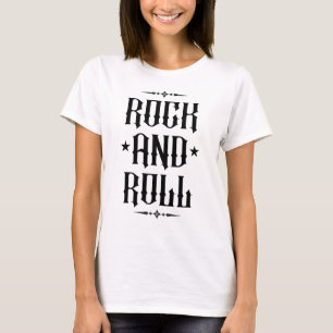 T-shirt Conception de typographie gothique Rock and Roll