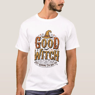 T-shirt Conception de typographie Halloween sorcière genti