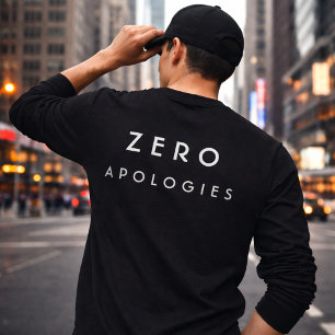 T-shirt Conception de typographie minimaliste audacieuse Z