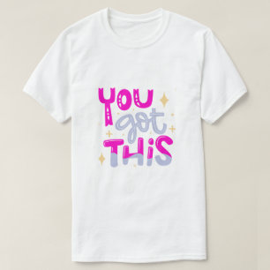 T-shirt Conception de typographie motivationnelle Vous Y A