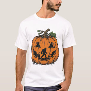 T-shirt Conception de vecteur de Halloween Citrouille Bigf