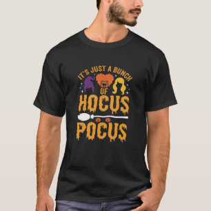 T-shirt Conception de vecteur de sorcière de Hocus Pocus H