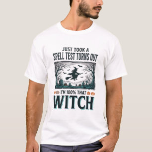 T-shirt Conception de vecteur Halloween humour ADN sorcièr