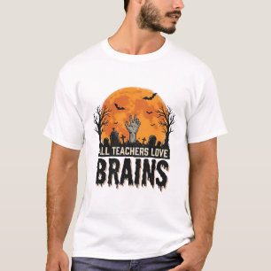 T-shirt Conception de vecteur vintage de cerveaux d'enseig